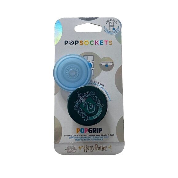Harry Potter Slytherin PopSockets Phone Grip & Stand Swappable Top New - Picture 1 of 2